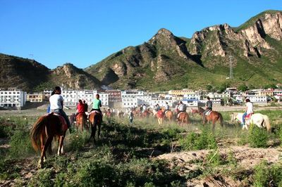 野三坡郊游,硬著頭皮騎馬-泡泡產品論壇