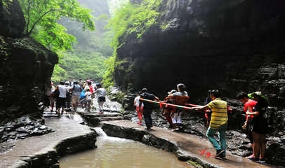 野三坡,嶂谷地貌的俊朗之美!