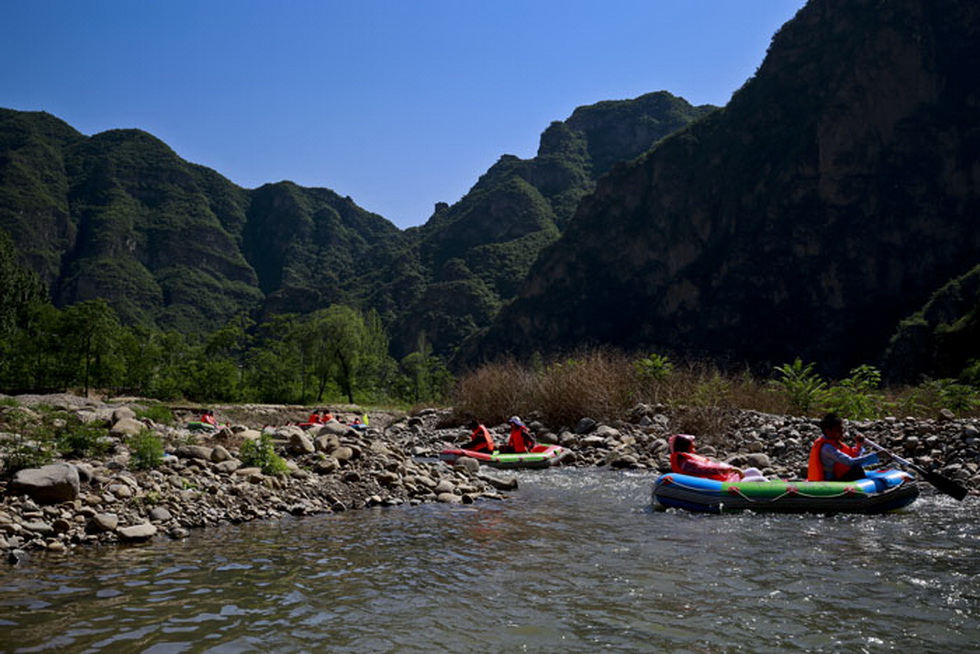 保定周邊游野三坡云溪谷漂流體驗