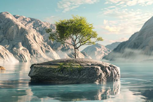 小清新自然景觀電商產(chǎn)品展示 攝影圖 下載至來源處